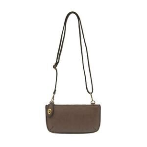 Joy Susan Vegan Leather Mini Crossbody Wristlet Clutch Bag EUC